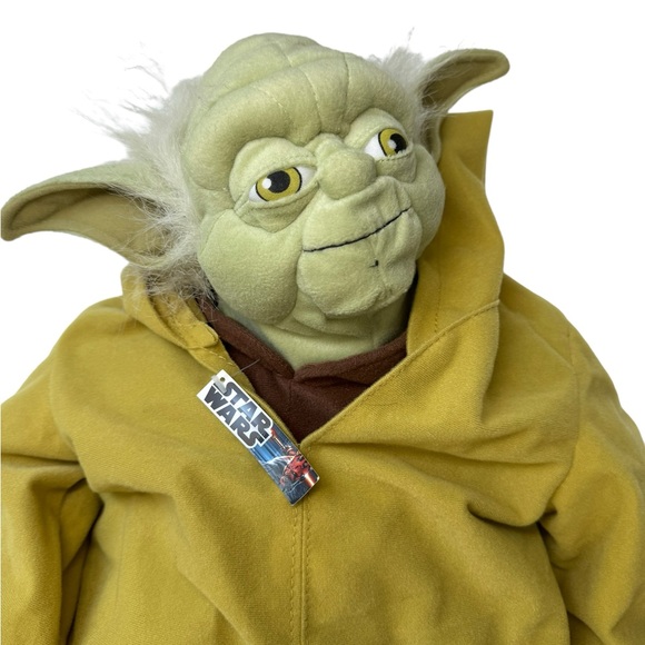 NWT Large Star Wars Master Joda plush backpack - Picture 2 of 10